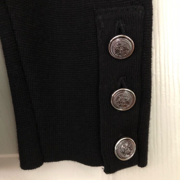 Black WHBM Milano Sweater Blazer - Size Small - NEW - Picture 3 of 5